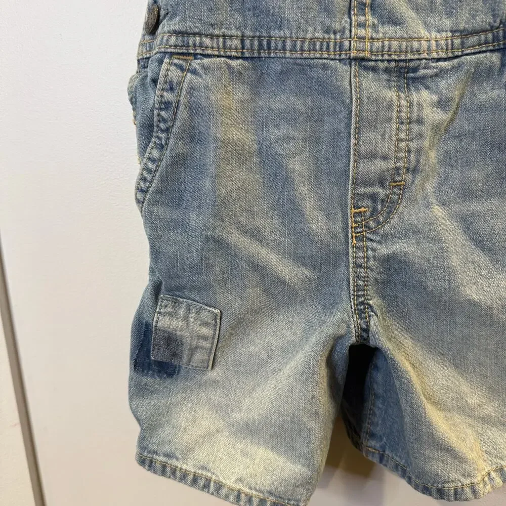 Osh Kosh B’gosh Girls Denim Shortalls Size 3T